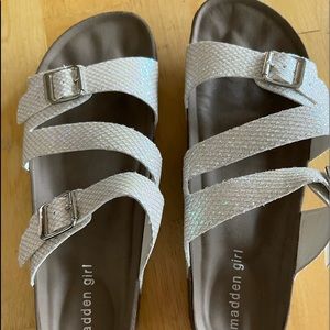 Madden girl slip on sandals
